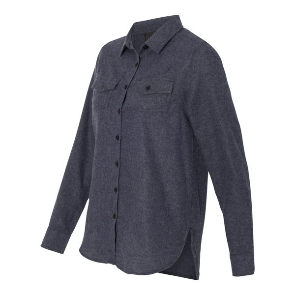 Burnside Women's Solid Flannel Shirt - Burnside Women's Solid Flannel Shirt - Image 4 of 12