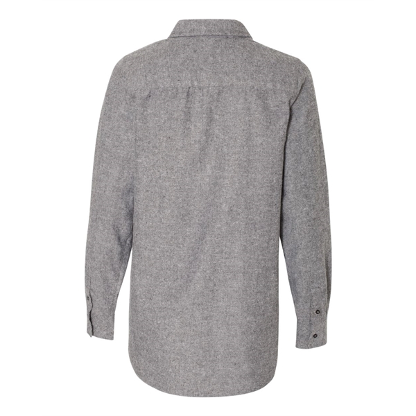 Burnside Women's Solid Flannel Shirt - Burnside Women's Solid Flannel Shirt - Image 8 of 12