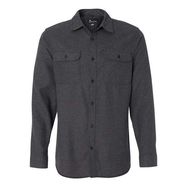 Burnside Solid Flannel Shirt - Burnside Solid Flannel Shirt - Image 1 of 14