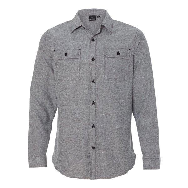 Burnside Solid Flannel Shirt - Burnside Solid Flannel Shirt - Image 7 of 14