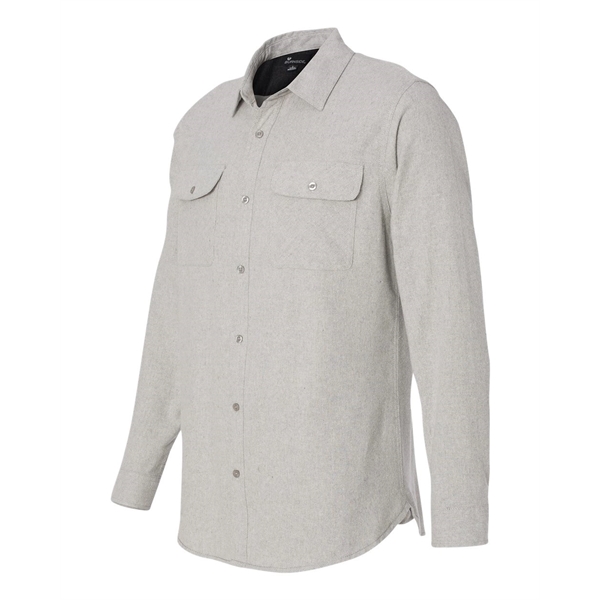 Burnside Solid Flannel Shirt - Burnside Solid Flannel Shirt - Image 11 of 14