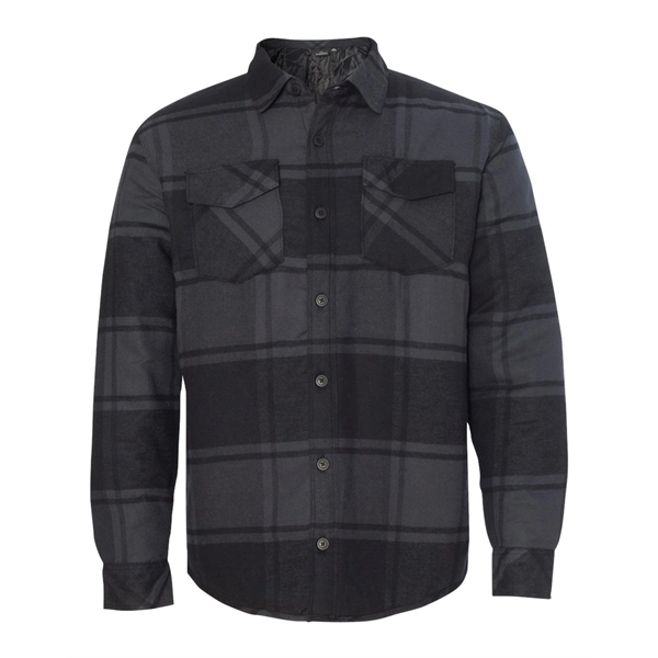 Burnside Quilted Flannel Shirt Jacket - Burnside Quilted Flannel Shirt Jacket - Image 1 of 13