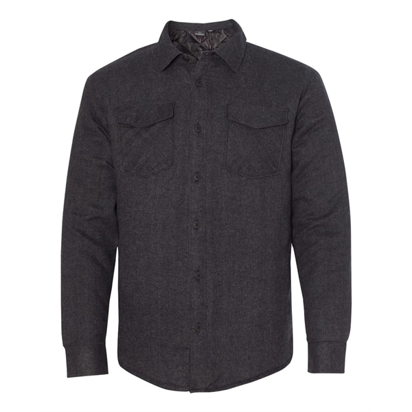Burnside Quilted Flannel Shirt Jacket - Burnside Quilted Flannel Shirt Jacket - Image 4 of 13