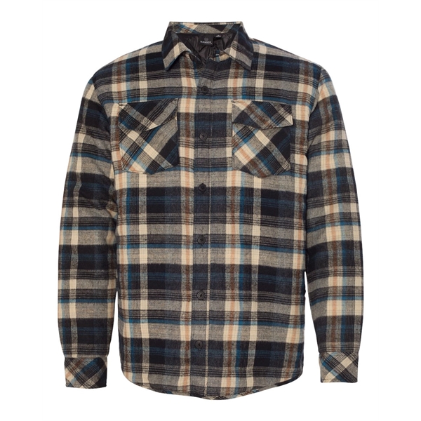Burnside Quilted Flannel Shirt Jacket - Burnside Quilted Flannel Shirt Jacket - Image 7 of 13