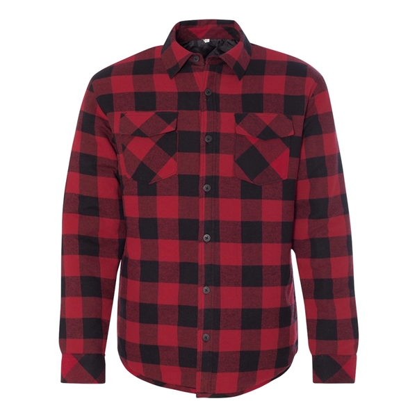 Burnside Quilted Flannel Shirt Jacket - Burnside Quilted Flannel Shirt Jacket - Image 10 of 13