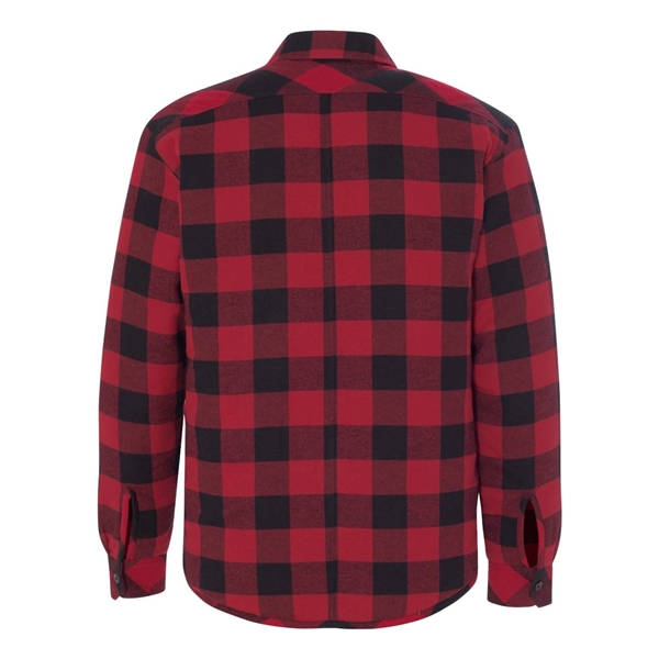 Burnside Quilted Flannel Shirt Jacket - Burnside Quilted Flannel Shirt Jacket - Image 12 of 13