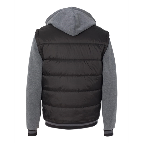 Burnside Nylon Vest with Fleece Sleeves - Burnside Nylon Vest with Fleece Sleeves - Image 5 of 10