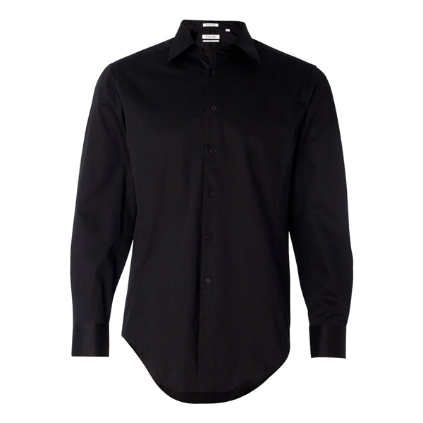 Calvin Klein Slim Fit Cotton Stretch Shirt - Calvin Klein Slim Fit Cotton Stretch Shirt - Image 1 of 6