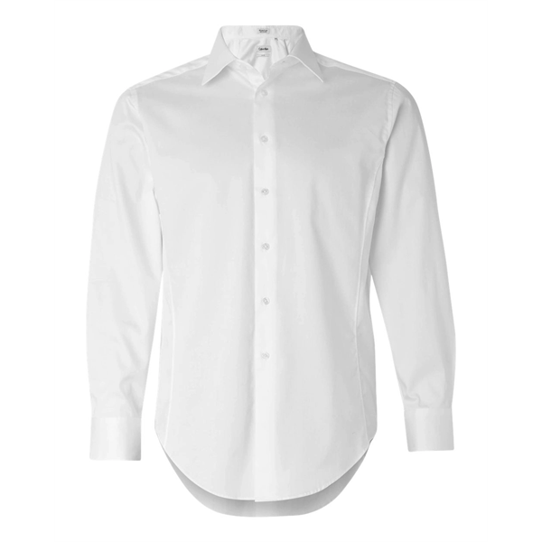 Calvin Klein Slim Fit Cotton Stretch Shirt - Calvin Klein Slim Fit Cotton Stretch Shirt - Image 4 of 6