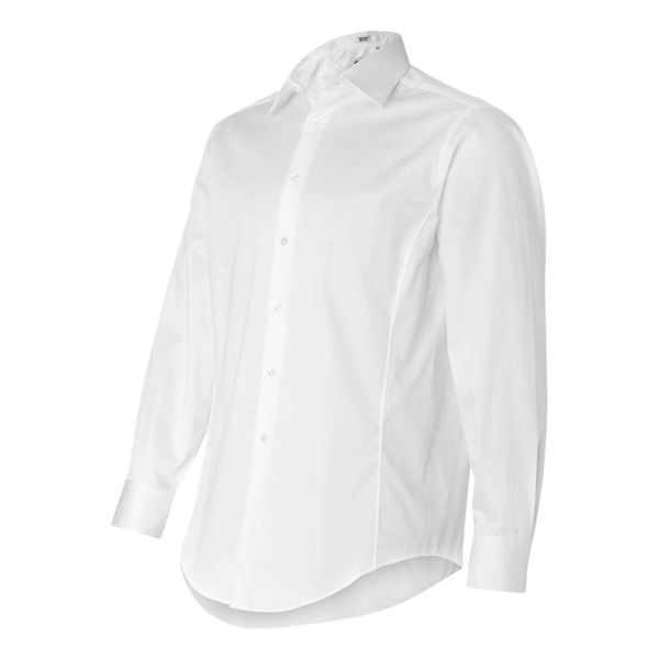 Calvin Klein Slim Fit Cotton Stretch Shirt - Calvin Klein Slim Fit Cotton Stretch Shirt - Image 5 of 6