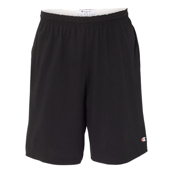 Champion Cotton Jersey 9" Shorts with Pockets - Champion Cotton Jersey 9" Shorts with Pockets - Image 1 of 9