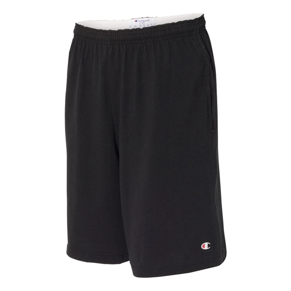 Champion Cotton Jersey 9" Shorts with Pockets - Champion Cotton Jersey 9" Shorts with Pockets - Image 2 of 9