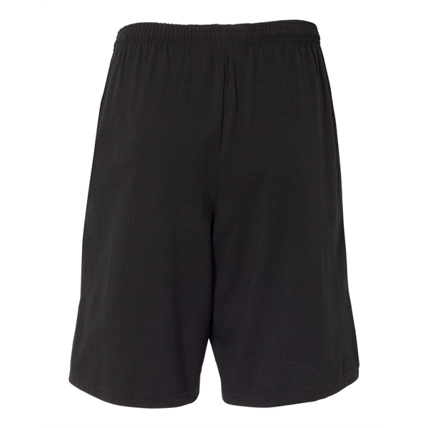 Champion Cotton Jersey 9" Shorts with Pockets - Champion Cotton Jersey 9" Shorts with Pockets - Image 3 of 9