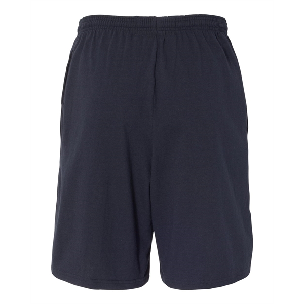 Champion Cotton Jersey 9" Shorts with Pockets - Champion Cotton Jersey 9" Shorts with Pockets - Image 6 of 9