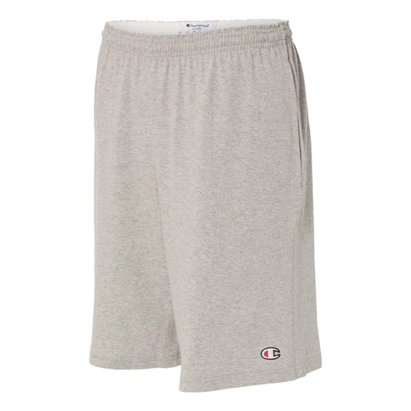 Champion Cotton Jersey 9" Shorts with Pockets - Champion Cotton Jersey 9" Shorts with Pockets - Image 8 of 9