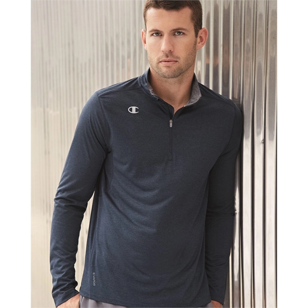 Champion Vapor Performance Heather Quarter-Zip Pullover - Champion Vapor Performance Heather Quarter-Zip Pullover - Image 0 of 37