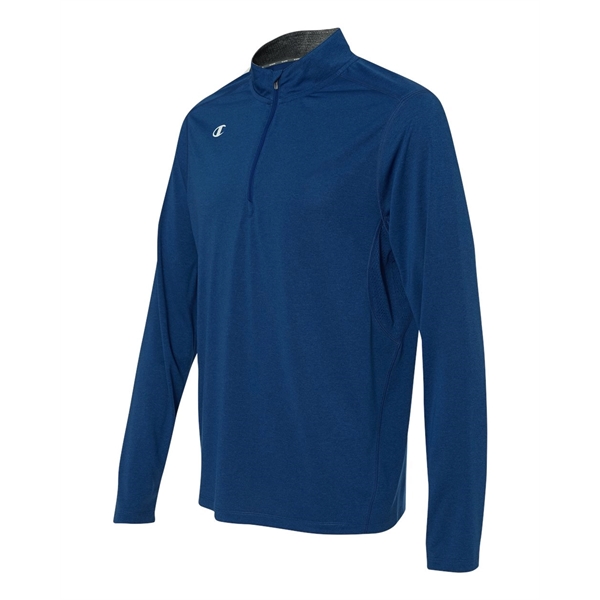 Champion Vapor Performance Heather Quarter-Zip Pullover - Champion Vapor Performance Heather Quarter-Zip Pullover - Image 21 of 37