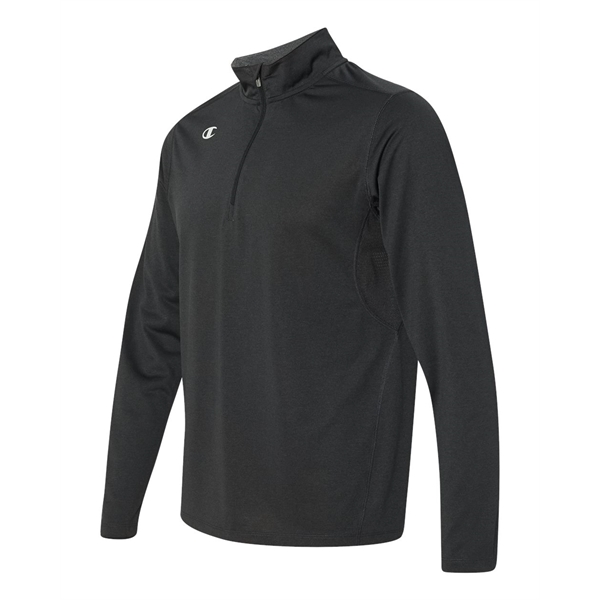 Champion Vapor Performance Heather Quarter-Zip Pullover - Champion Vapor Performance Heather Quarter-Zip Pullover - Image 24 of 37