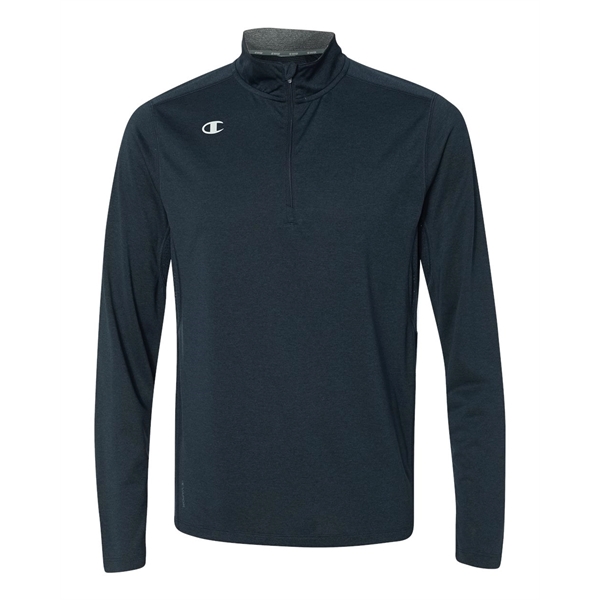 Champion Vapor Performance Heather Quarter-Zip Pullover - Champion Vapor Performance Heather Quarter-Zip Pullover - Image 26 of 37