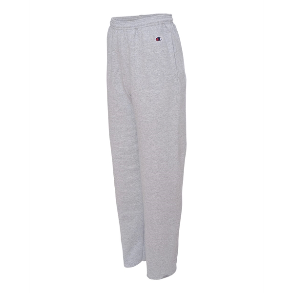 Champion Powerblend® Open-Bottom Sweatpants with Pockets - Champion Powerblend® Open-Bottom Sweatpants with Pockets - Image 6 of 10