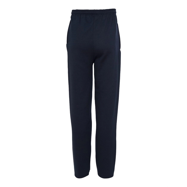 Champion Powerblend® Open-Bottom Sweatpants with Pockets - Champion Powerblend® Open-Bottom Sweatpants with Pockets - Image 10 of 10