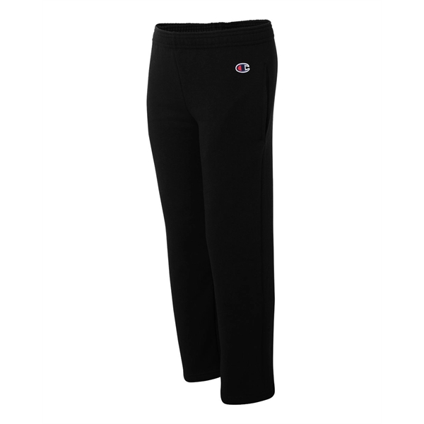 Champion Powerblend® Youth Open-Bottom Sweatpants with Po... - Champion Powerblend® Youth Open-Bottom Sweatpants with Po... - Image 3 of 10