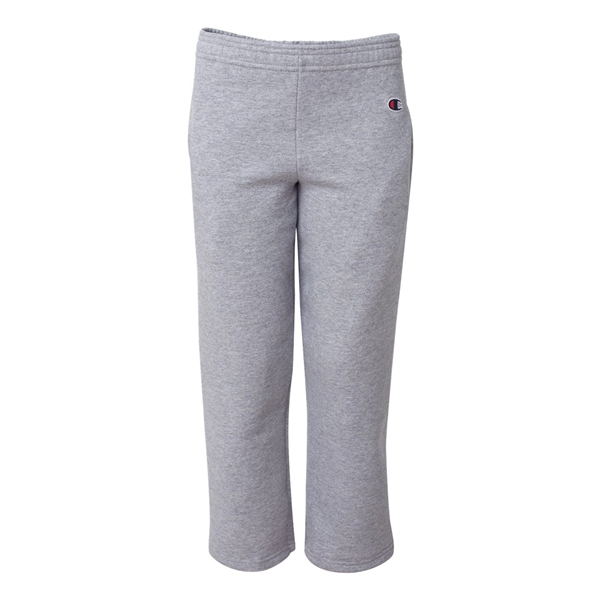 Champion Powerblend® Youth Open-Bottom Sweatpants with Po... - Champion Powerblend® Youth Open-Bottom Sweatpants with Po... - Image 5 of 10
