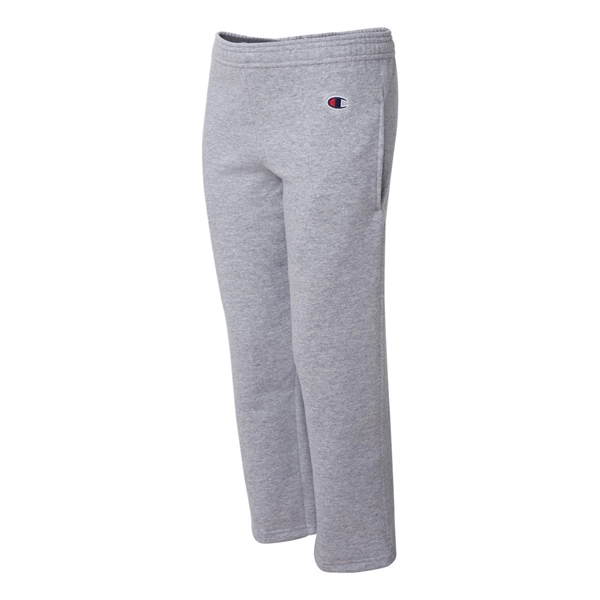 Champion Powerblend® Youth Open-Bottom Sweatpants with Po... - Champion Powerblend® Youth Open-Bottom Sweatpants with Po... - Image 6 of 10