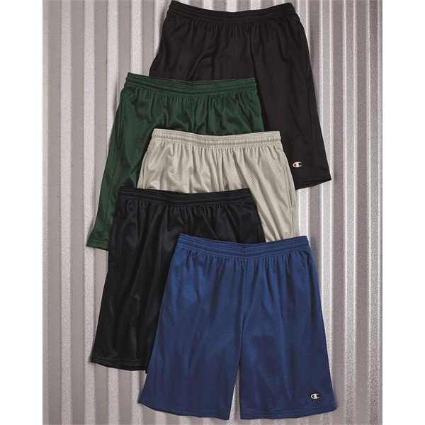 Champion Polyester Mesh 9" Shorts with Pockets - Champion Polyester Mesh 9" Shorts with Pockets - Image 0 of 22