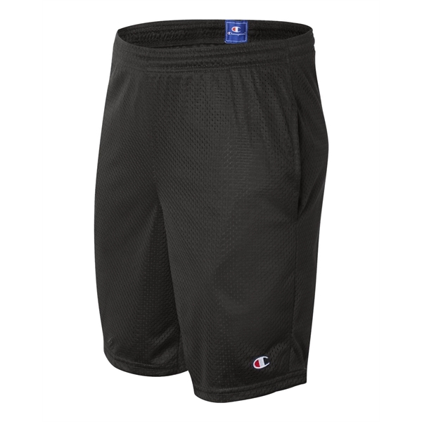 Champion Polyester Mesh 9" Shorts with Pockets - Champion Polyester Mesh 9" Shorts with Pockets - Image 12 of 22