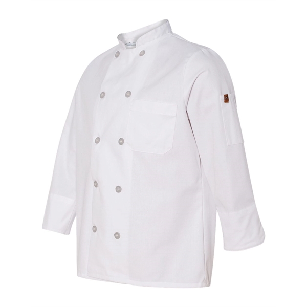 Chef Designs Women's Ten Button Chef Coat - Chef Designs Women's Ten Button Chef Coat - Image 2 of 3