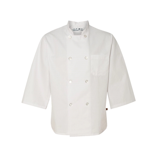 Chef Designs Three-Quarter Sleeve Chef Coat - Chef Designs Three-Quarter Sleeve Chef Coat - Image 1 of 3