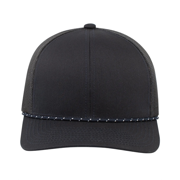 Pacific Headwear Trucker Snapback Braid Cap - Pacific Headwear Trucker Snapback Braid Cap - Image 4 of 70