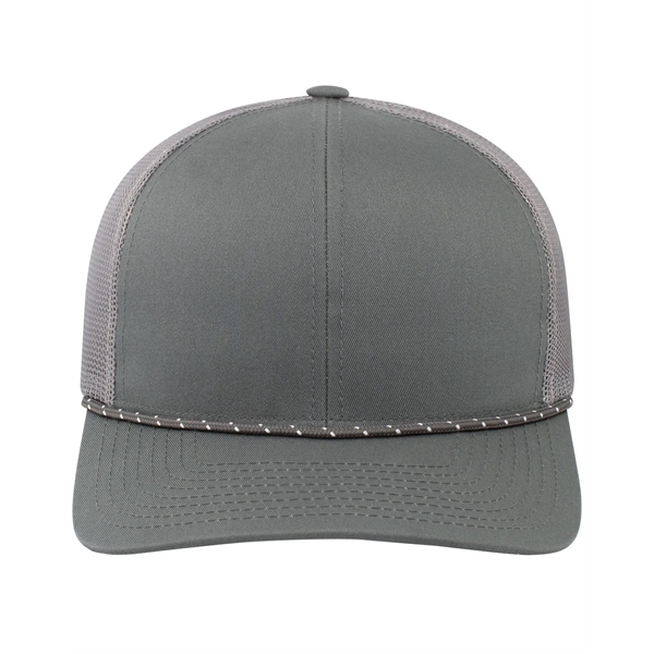 Pacific Headwear Trucker Snapback Braid Cap - Pacific Headwear Trucker Snapback Braid Cap - Image 7 of 70