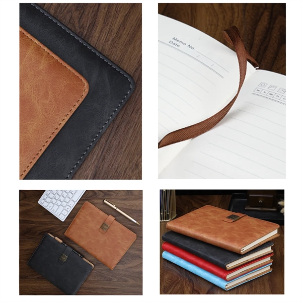 A5 Lined  Faux Leather Journal With Pen & Gift Box - A5 Lined  Faux Leather Journal With Pen & Gift Box - Image 2 of 2