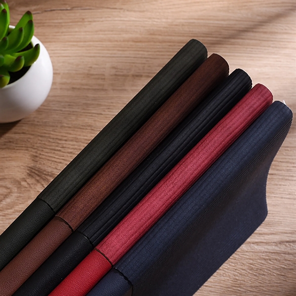 A5 Soft Touch Imitation Leather Notebook - A5 Soft Touch Imitation Leather Notebook - Image 1 of 6