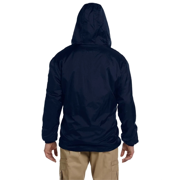 Dickies Men's Fleece-Lined Hooded Nylon Jacket - Dickies Men's Fleece-Lined Hooded Nylon Jacket - Image 8 of 9