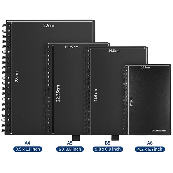 A4 Reusable Erasable Smart Notebooks With Pen - A4 Reusable Erasable Smart Notebooks With Pen - Image 3 of 3