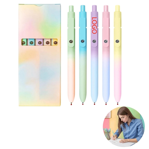 0.7mm High-End Series Gradient Black Ink Pens - 0.7mm High-End Series Gradient Black Ink Pens - Image 0 of 4