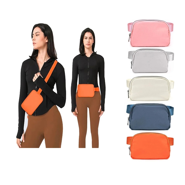 Unisex Mini Belt Adjustable Strap Bag - Unisex Mini Belt Adjustable Strap Bag - Image 4 of 4