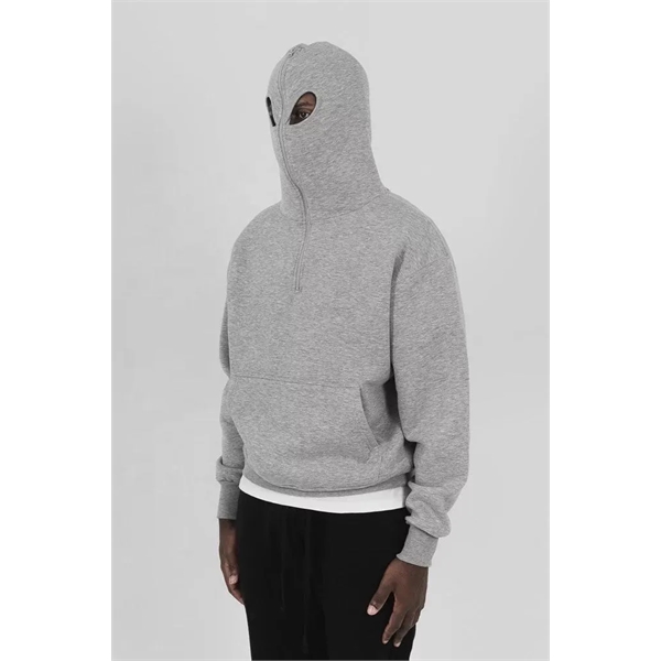 Full Face Zip Up Hoodie With Eye Holes Sweatshirt - Full Face Zip Up Hoodie With Eye Holes Sweatshirt - Image 5 of 5