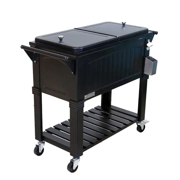 80 QT Rolling Ice cooler cart - 80 QT Rolling Ice cooler cart - Image 0 of 0
