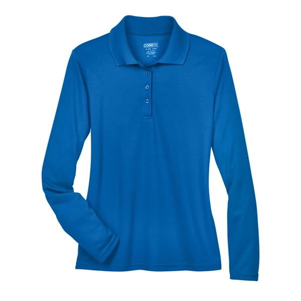 CORE365 Ladies' Pinnacle Performance Long-Sleeve Pique Polo - CORE365 Ladies' Pinnacle Performance Long-Sleeve Pique Polo - Image 33 of 58