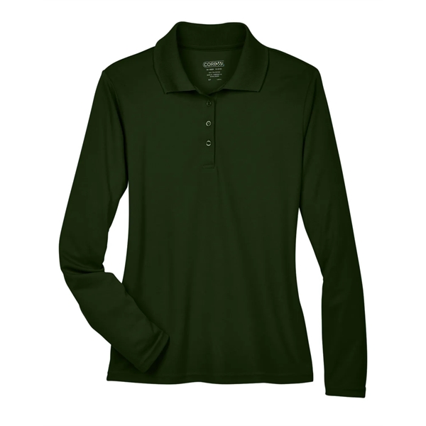 CORE365 Ladies' Pinnacle Performance Long-Sleeve Pique Polo - CORE365 Ladies' Pinnacle Performance Long-Sleeve Pique Polo - Image 45 of 58