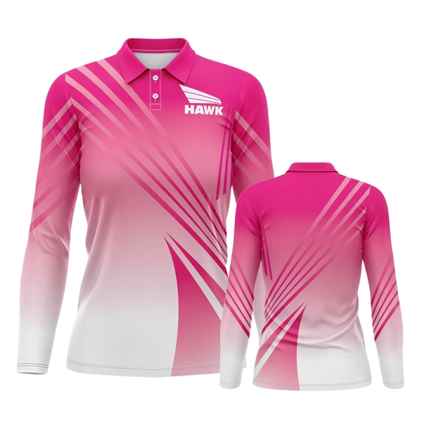 Women's Long Sleeve Polo - Women's Long Sleeve Polo - Image 1 of 1