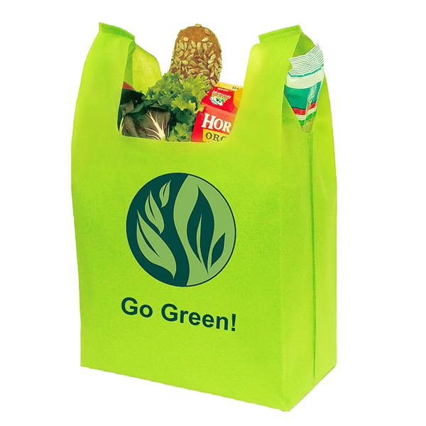 Custom 70g Non-Woven T-Shirt Style Bag 14"x22"x4" - Custom 70g Non-Woven T-Shirt Style Bag 14"x22"x4" - Image 0 of 0