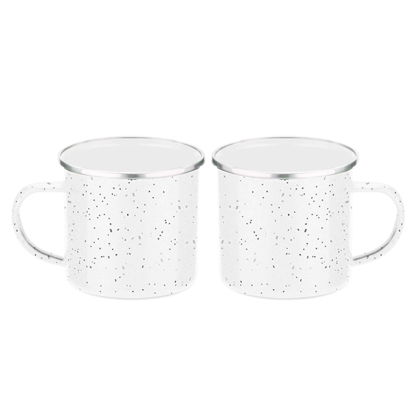 16 Oz. Metal Cowboy Camp Mug with Stainless Steel Rim - 16 Oz. Metal Cowboy Camp Mug with Stainless Steel Rim - Image 2 of 6
