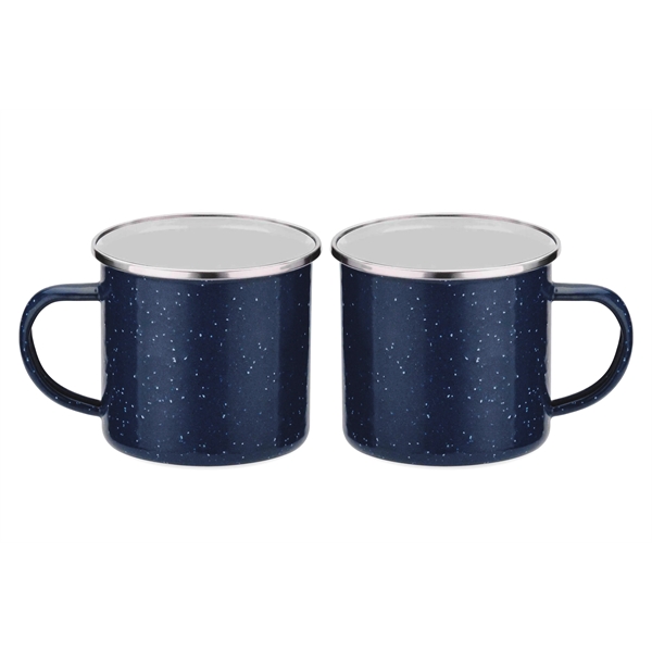 16 Oz. Metal Cowboy Camp Mug with Stainless Steel Rim - 16 Oz. Metal Cowboy Camp Mug with Stainless Steel Rim - Image 4 of 6