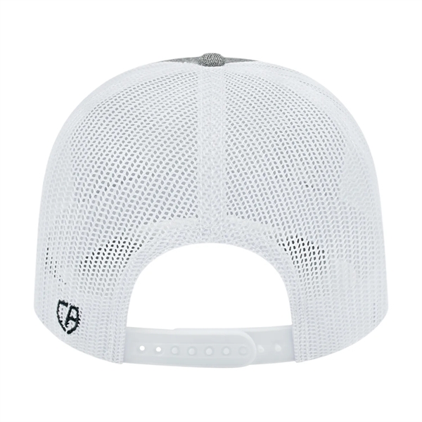 Premium Melange Trucker Mesh Back Cap - Premium Melange Trucker Mesh Back Cap - Image 5 of 5