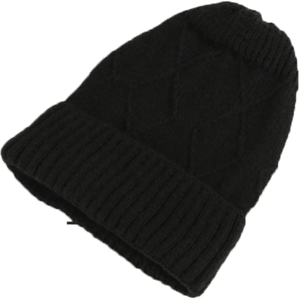 Premium Knitted Cuffed Woolen Beanie - Premium Knitted Cuffed Woolen Beanie - Image 2 of 9